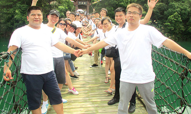 合肥物聯網卡平臺之搜浪團隊柘林湖出游